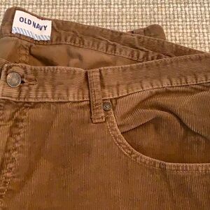 Old Navy Men's Brown Corduroy Pants